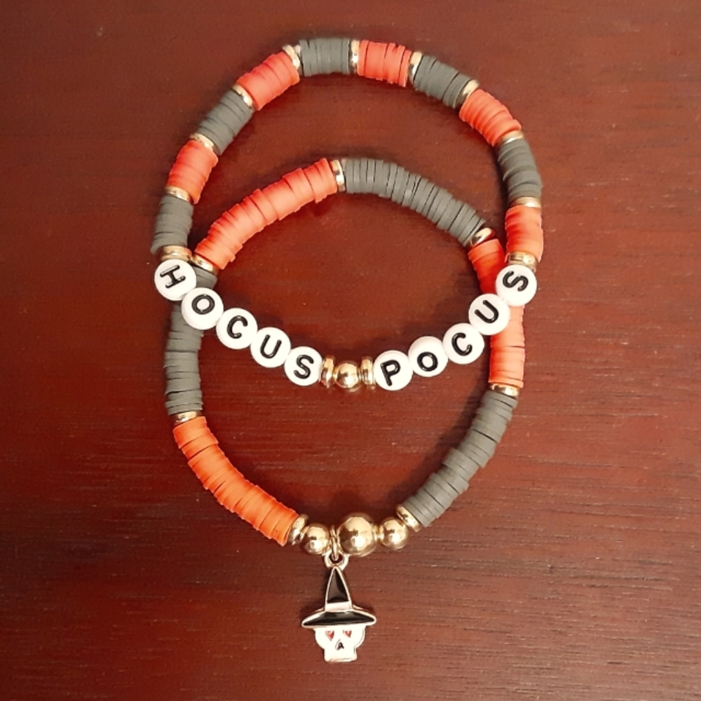 🎃 HOCUS POCUS Beaded Bracelet Set